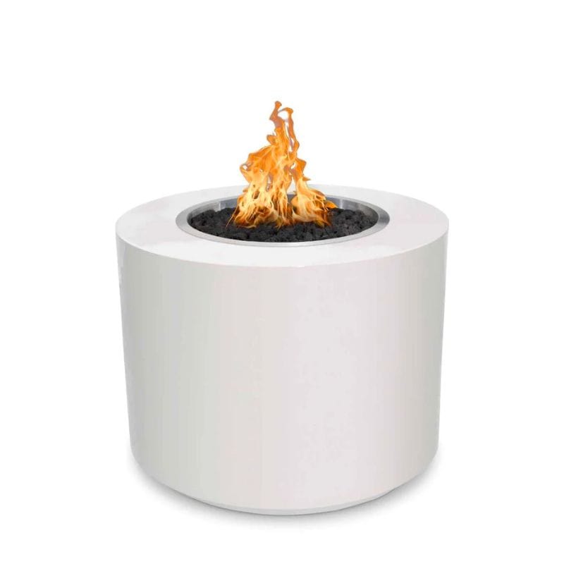 White BEverly Fire Pit