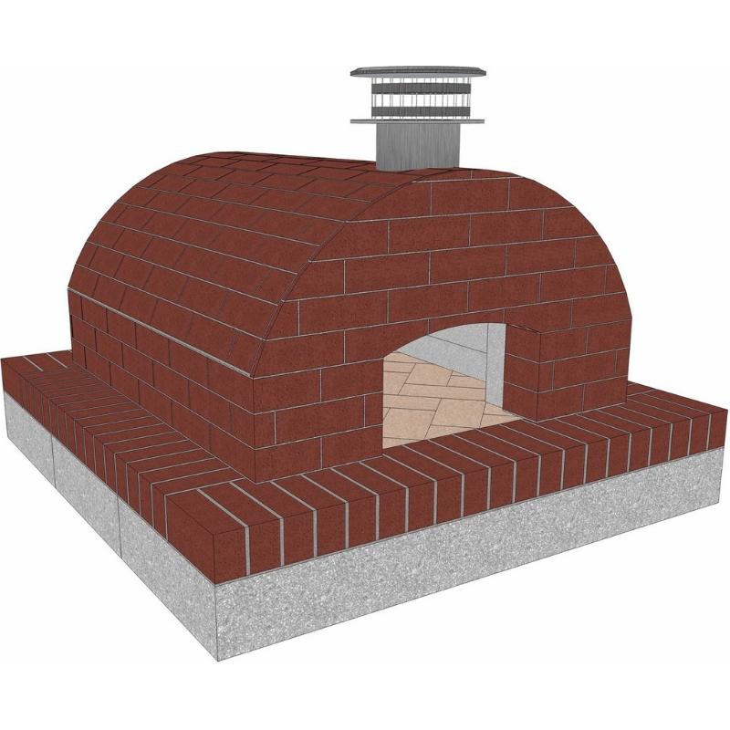 Brickwood Pizza Oven Kit Cortile Barile Form