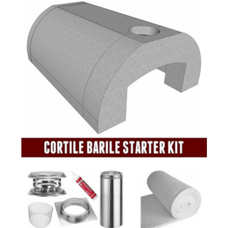 Brickwood Pizza Oven Kit Cortile Barile Package 1