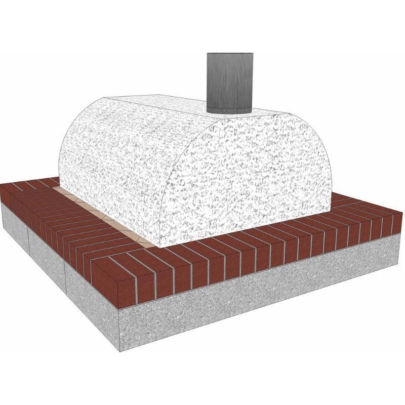Brickwood Pizza Oven Kit Cortile Barile Foam Form