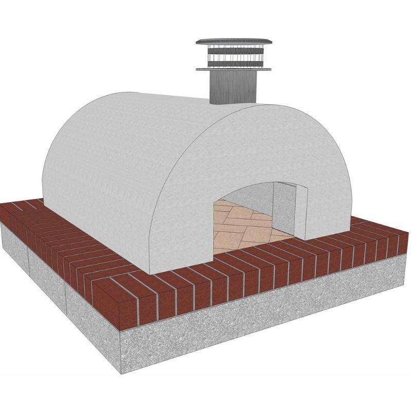 Brickwood Pizza Oven Kit Cortile Barile Foam Form