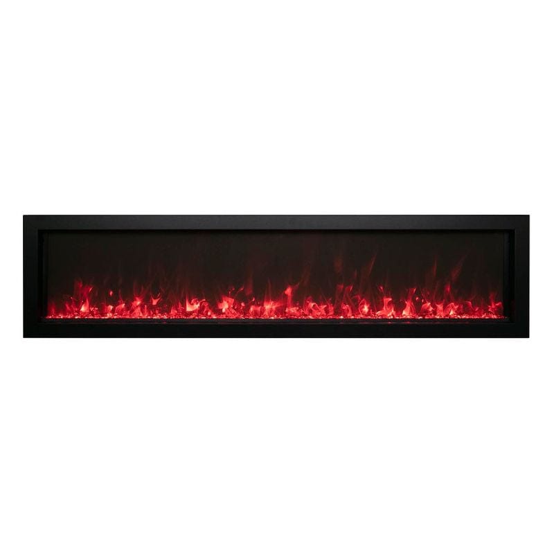 REMII XS 65inch Electric Fireplace with Red Flame