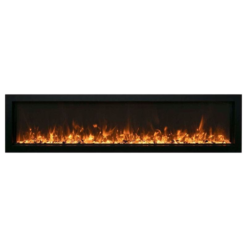 REMII XS 65inch Electric Fireplace with Yellow Orange Flame