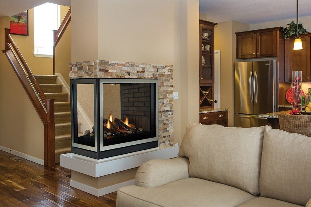 Empire Tahoe Clean Face Premium Peninsula Direct-Vent Fireplaces 36&quot;