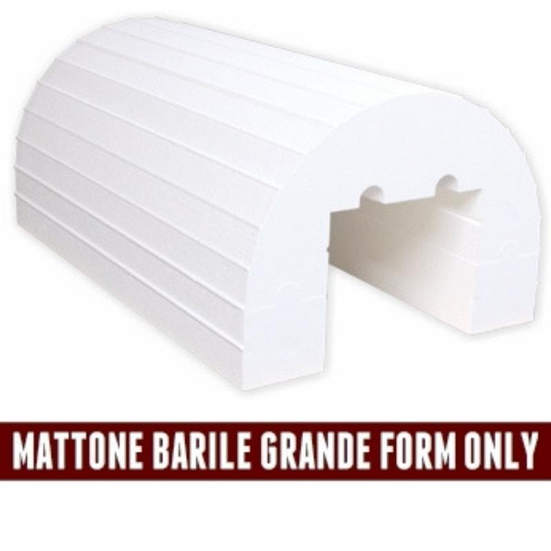 Brickwood Pizza Oven Kit Mattone Barile Grande Form