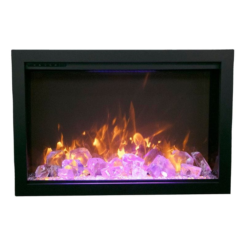 TRD Bespoke Electric Fireplace with Glass Media