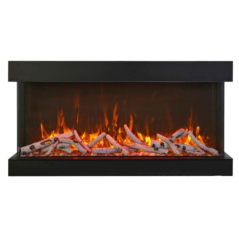 50 inches XL Deep 3 Sided Glass Electric Fireplace