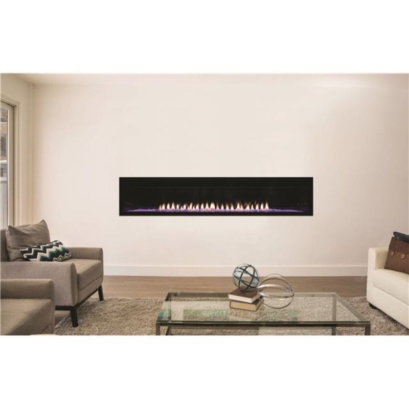 Empire Boulevard Linear Contemporary Vent-Free Fireplaces 72&quot;