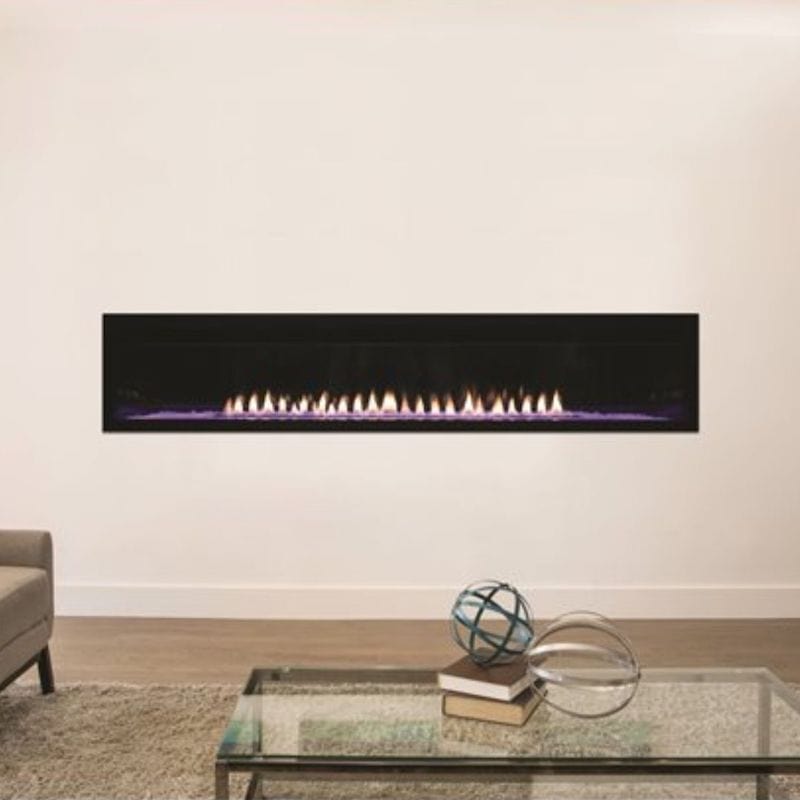 Empire Boulevard Linear Contemporary Vent-Free Fireplaces 72&quot;
