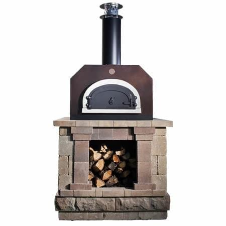 Wood Fired Pizza Oven Copper Metal Hood
