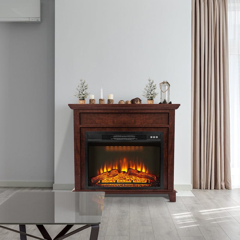 Abeco 31-inch Modern Freestanding Electric Fireplace - Patio u0026 Pizza  Outdoor Furnishings