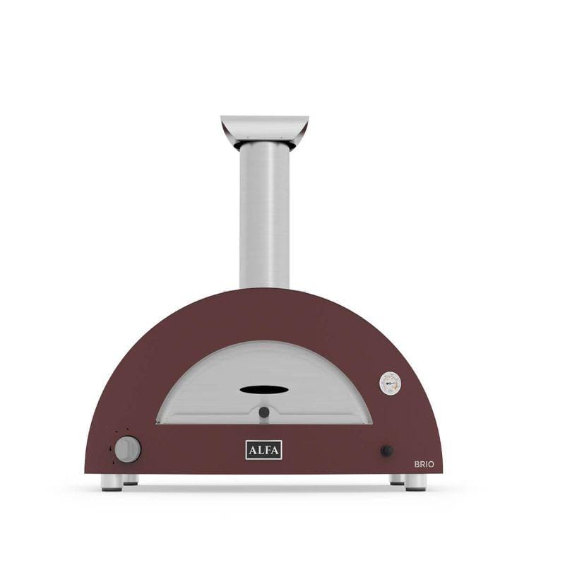ALFA Brio Propane Gas Fired Pizza Oven Antique Red