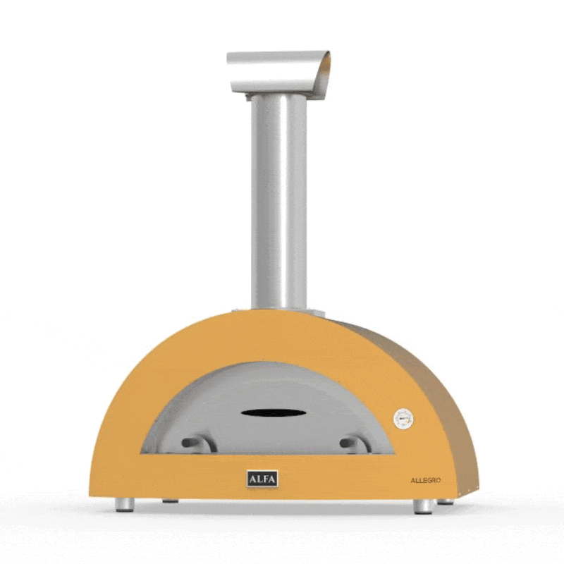 Alfa Allegro Countertop Wood Fired Pizza Oven 360 Degree View