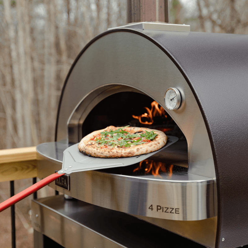 Alfa Ovens Pizza Peel and the Alfa 4 Pizze Oven