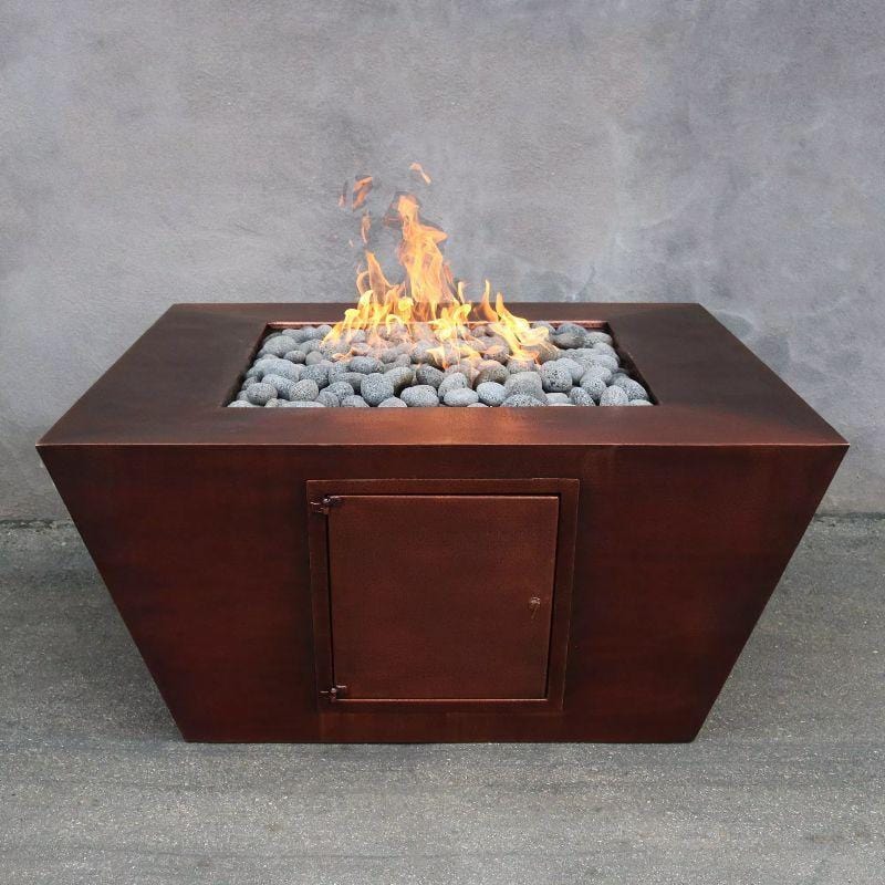 The Outdoor Plus Redan Hammered Copper Fire Pit