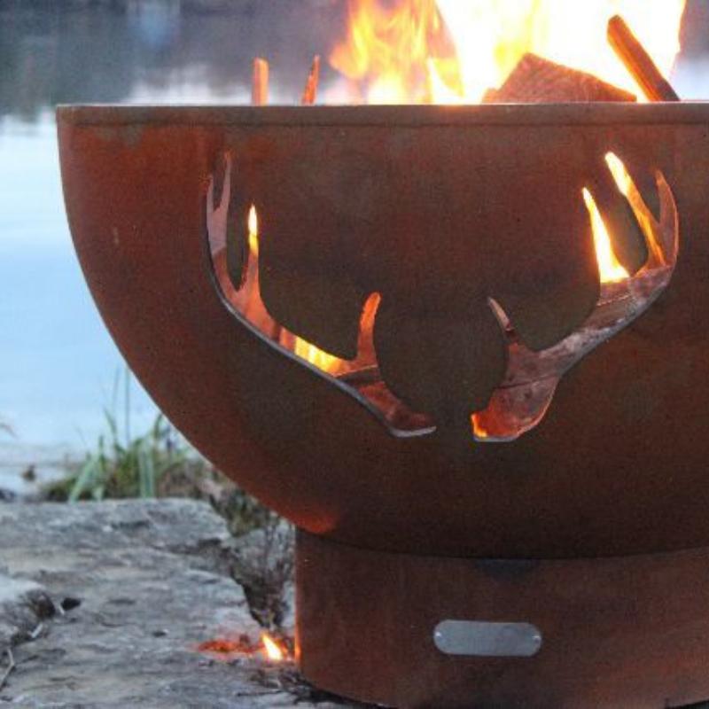 Fire Pit Art - Antlers