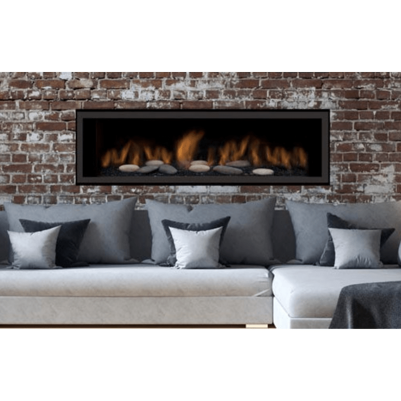 Austin 65in Clean Face Linear Gas Fireplace