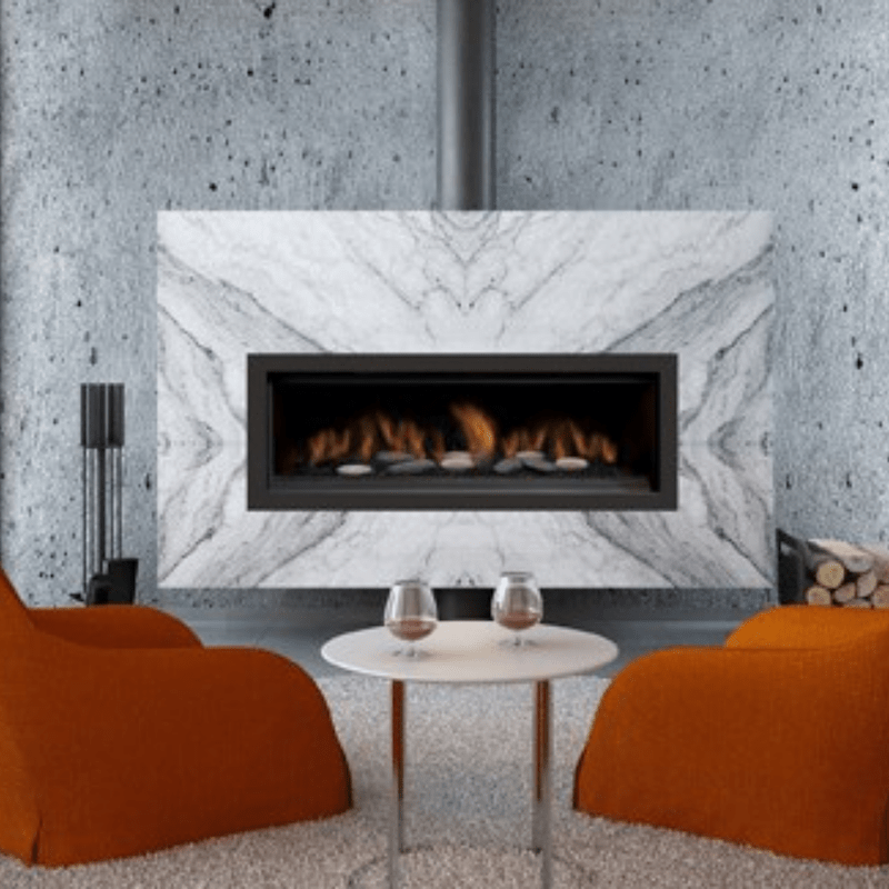 Austin Fireplace in Displayed in Modern Room