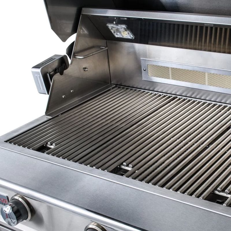 Blaze 34-Inch Professional LUX 3 Burner Built-In Gas Grill With Rear Infrared Burner and Cart