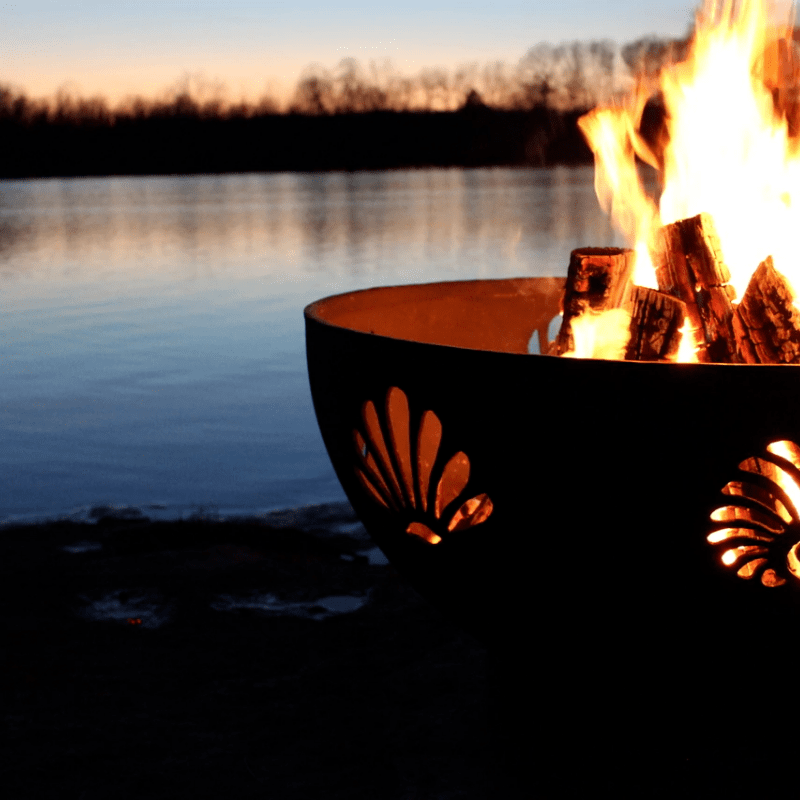 Fire Pit Art- Beachcomber