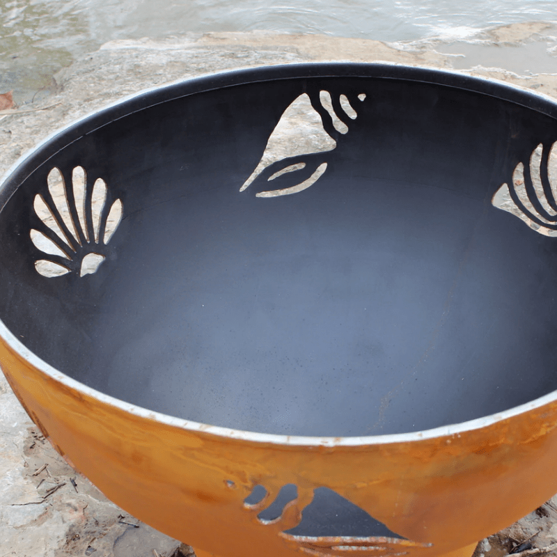Fire Pit Art- Beachcomber
