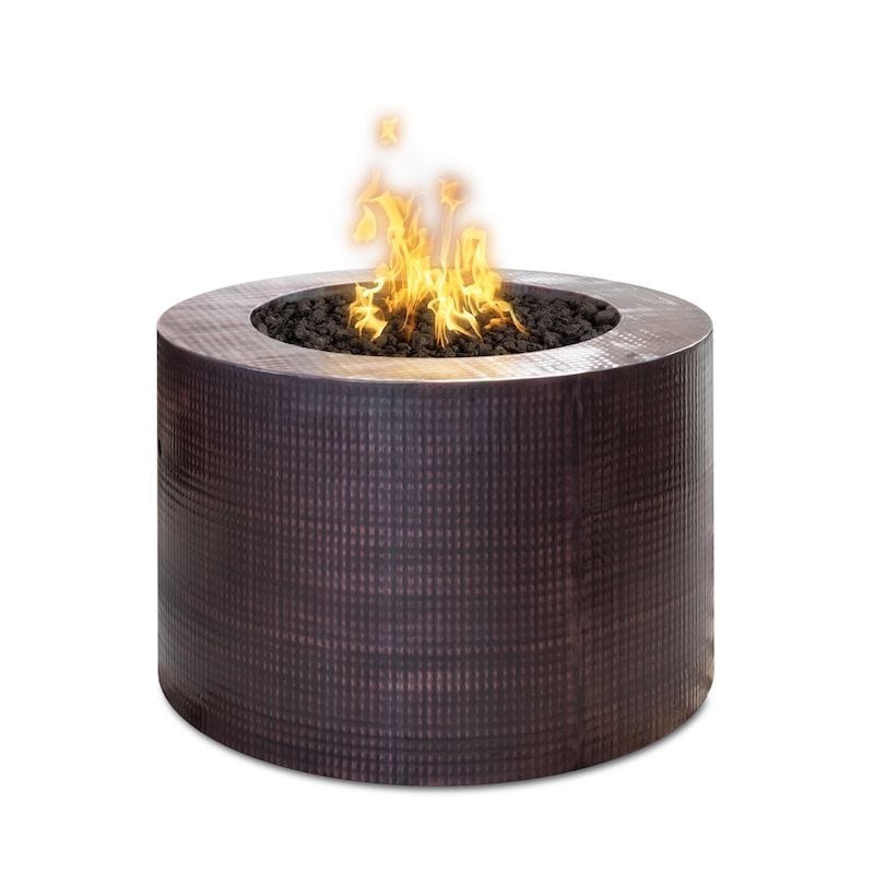 Beverly Fire Pits Collection in Hammered Copper