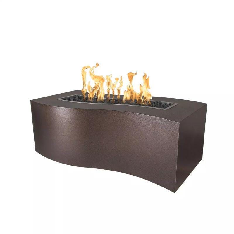 Billow Collection Fire Pits - Powdercoated Copper Vein