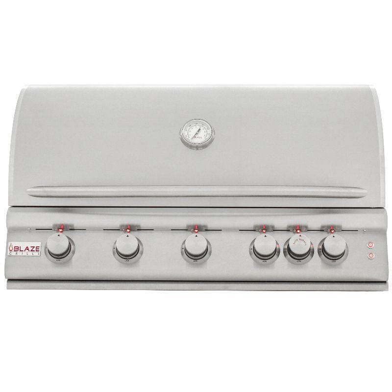Blaze 40 5 Burner LTE Gas Grill Rear Burner Lighting Patio Pizza Outdoor Furnishings