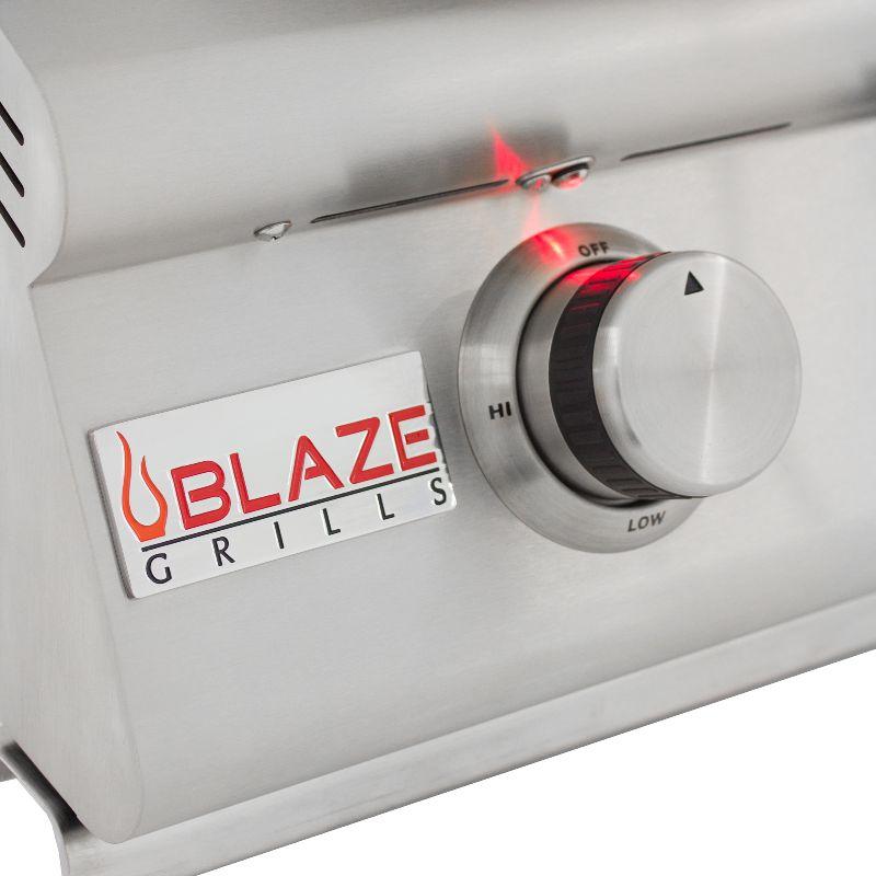 Blaze 40-Inch 5 Burner LTE Gas Grill With Rear Burner and Built-in Lighting System