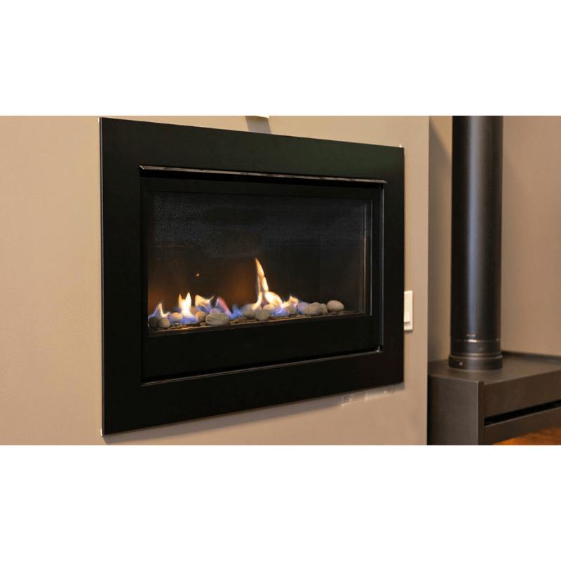 Boston 36in Gas Fireplace Side View