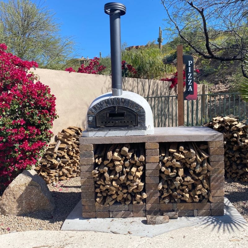 Buena Ventura PREMIUM Preto Brick Wood Fired Pizza Oven