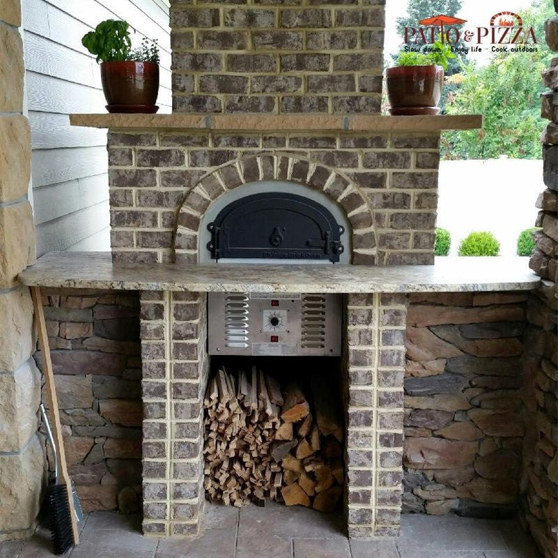 CBO-750 Hybrid Gas and Wood Fired Oven Residential Installation