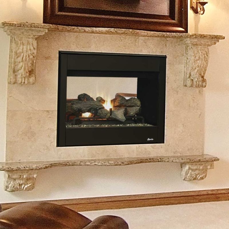 Superior Direct-Vent See-Through Gas Fireplaces DRT35ST