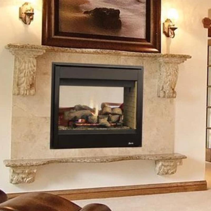 Superior Direct-Vent See-Through Gas Fireplaces DRT40ST
