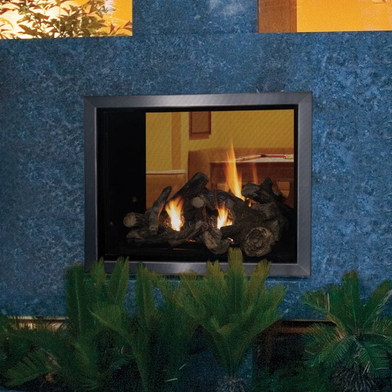 Superior Direct-Vent See-Through Gas Fireplaces DRT63ST