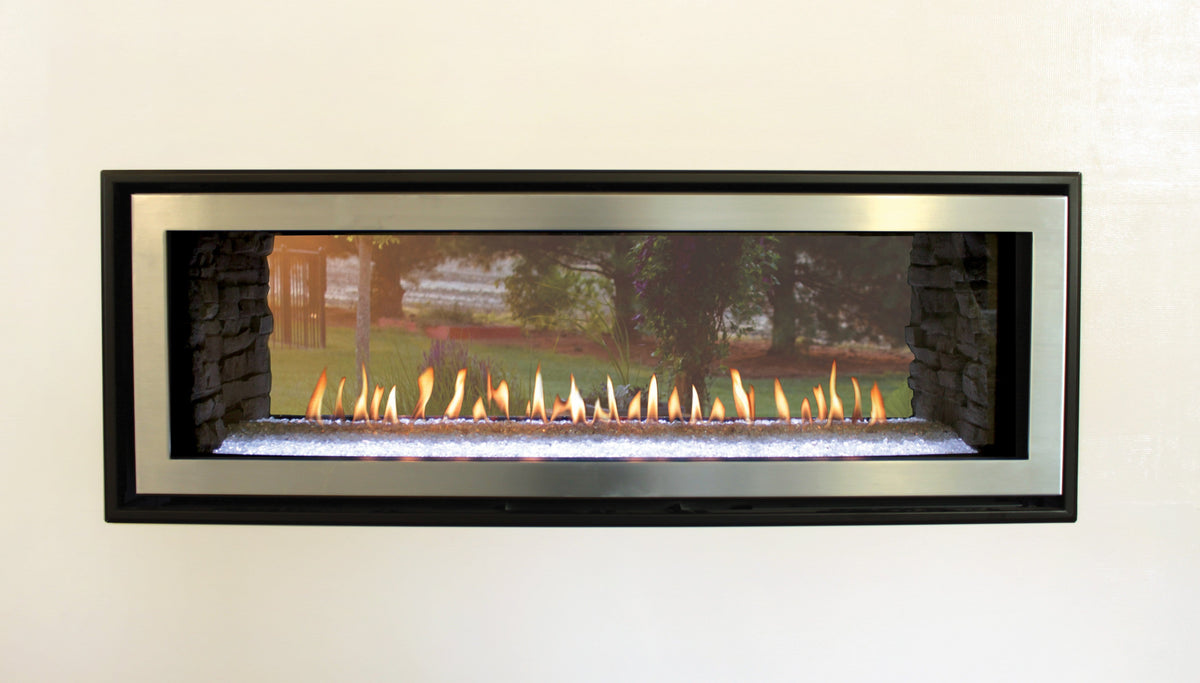 Empire Boulevard Linear Fireplace See-Through 48&quot;