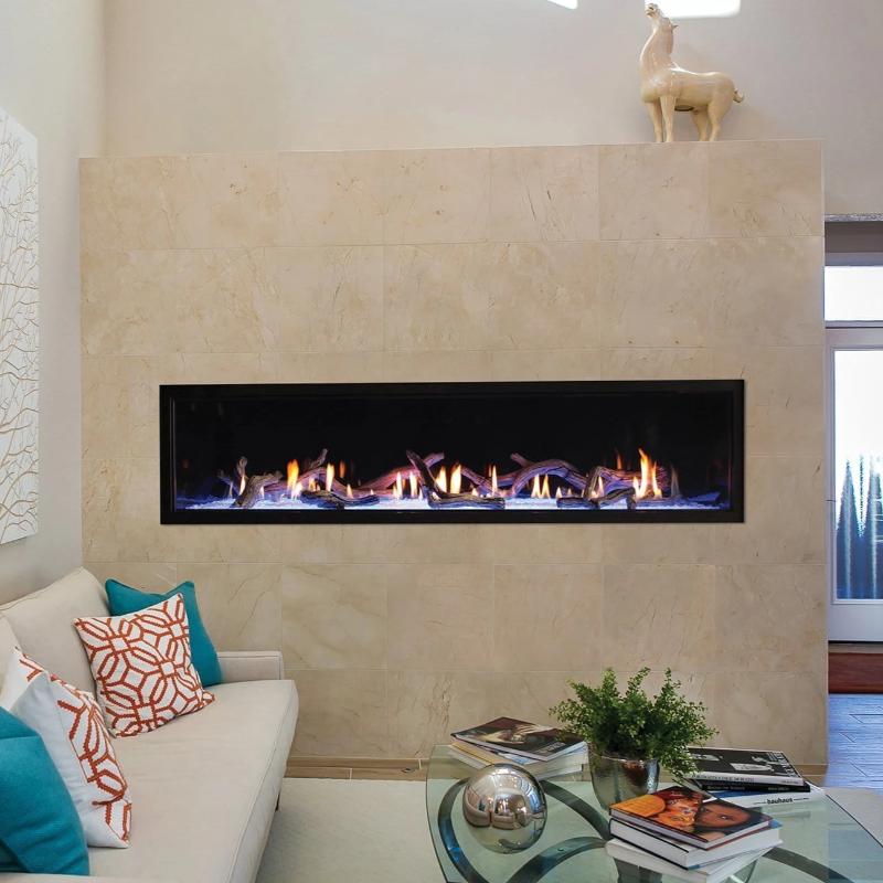 Empire Boulevard Linear Direct-Vent Fireplaces Contemporary 72"