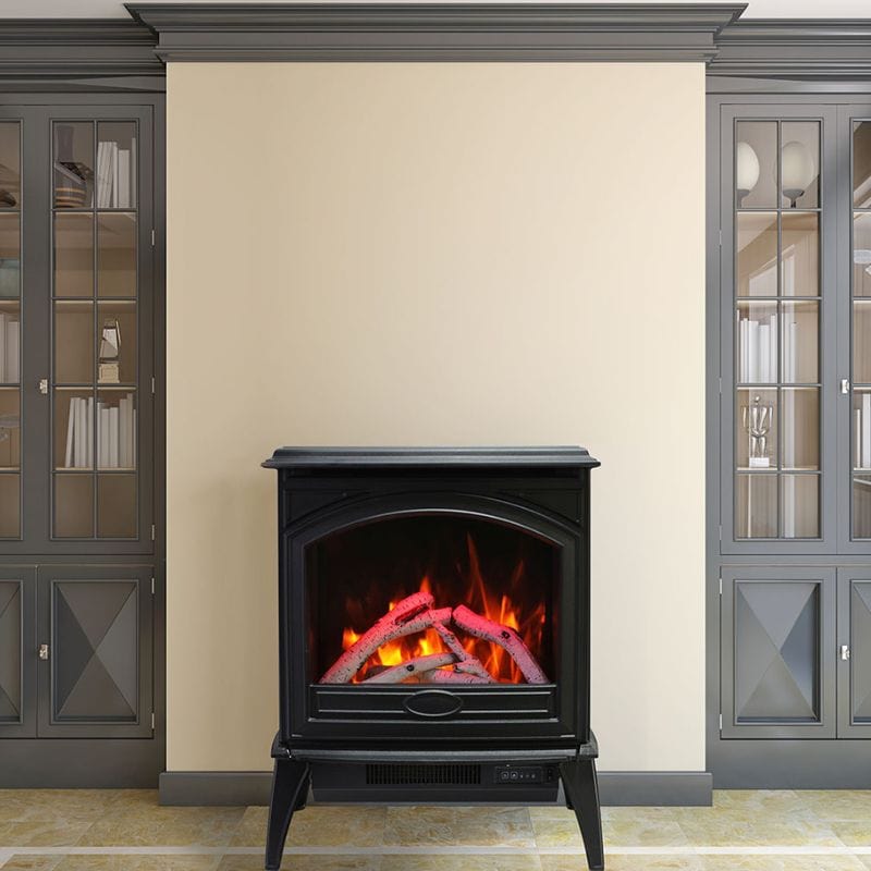 Lynwood Series E50 Cast Iron Free Stand Electric Fireplace