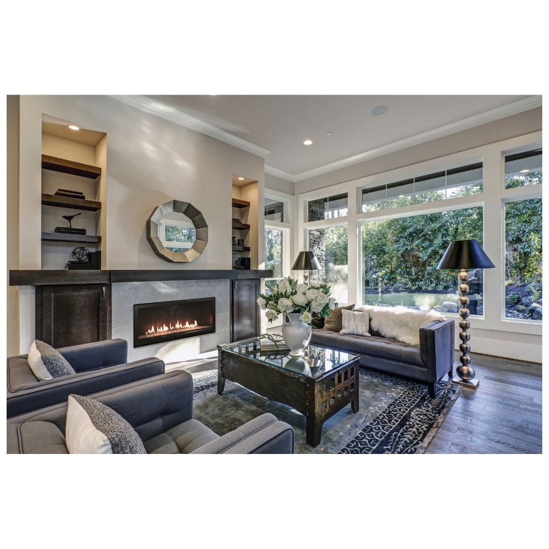 Empire Boulevard Linear Direct-Vent Fireplaces Contemporary 48&quot;