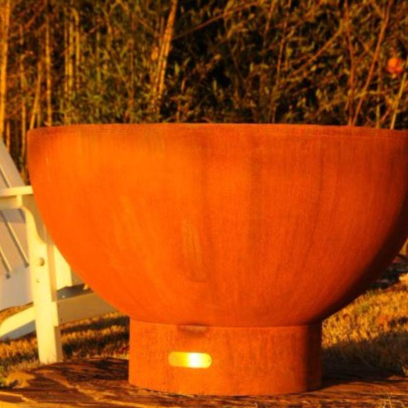 Outdoor Fire Pit - Fire Pit Art - Crater