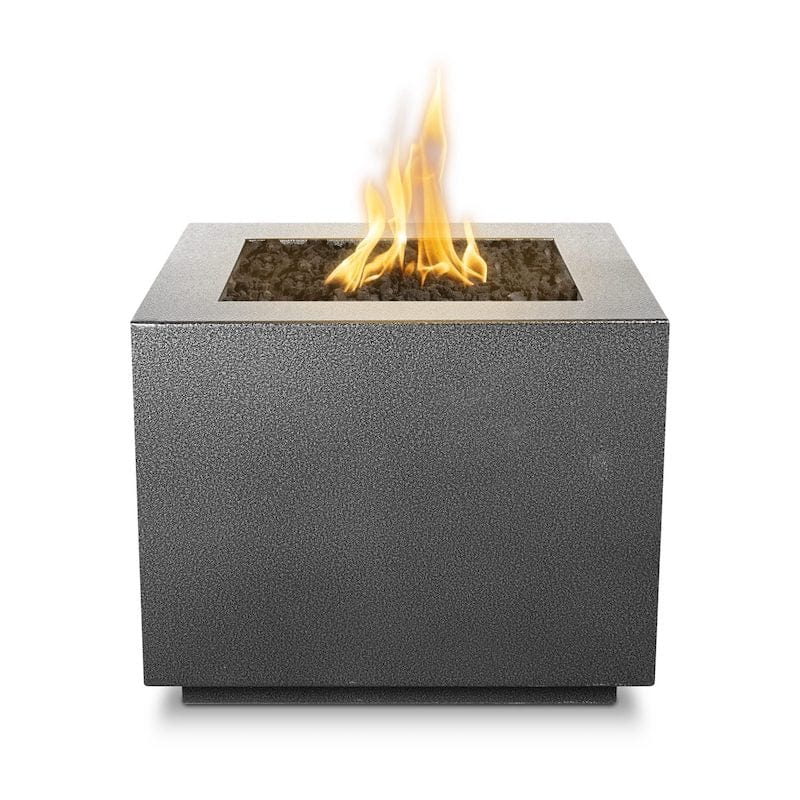 Forma Fire Pit Powder Coated Silver Vein