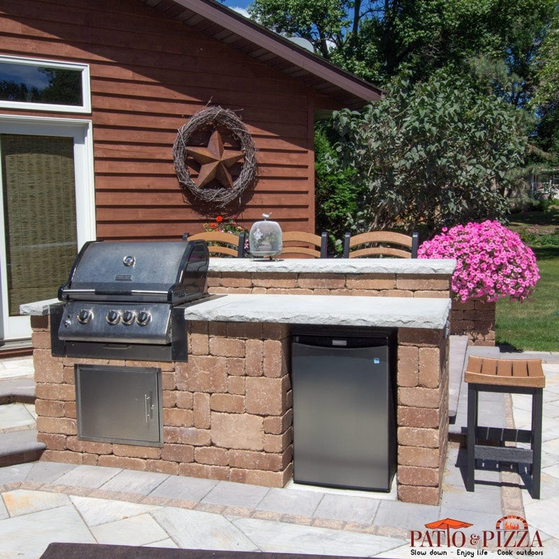 Outdoor Kitchen Kits  Necessories Grill Island Kit - Patio & Pizza Outdoor  Furnishings