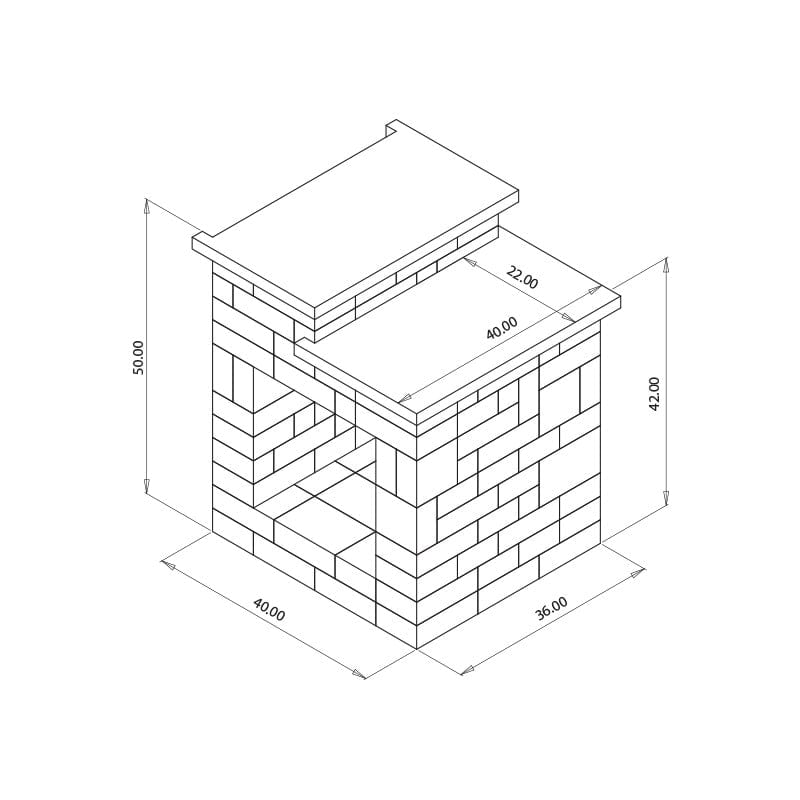 Necessories Grand Fireplace Woodbox Dimensions