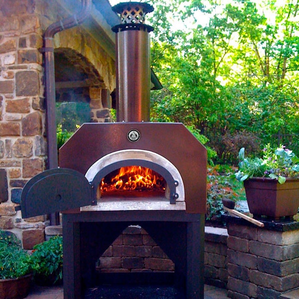 Cooking in a Chicago Brick Oven CBO 750 Portable Oven