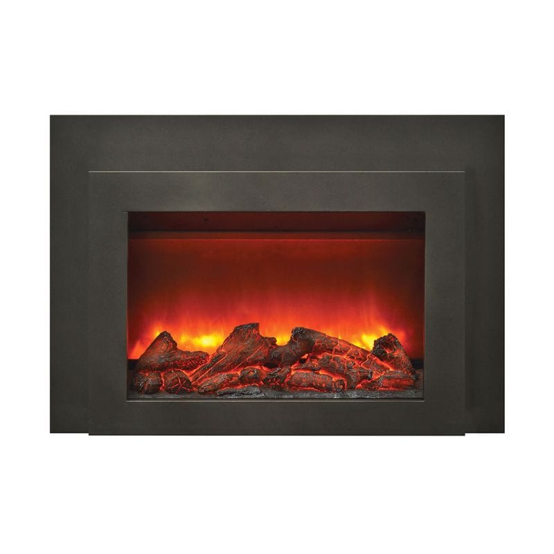Electric Fireplace Insert with Logs