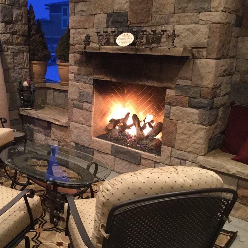 Indoor Wood Masonry Fireplace Mason-Lite
