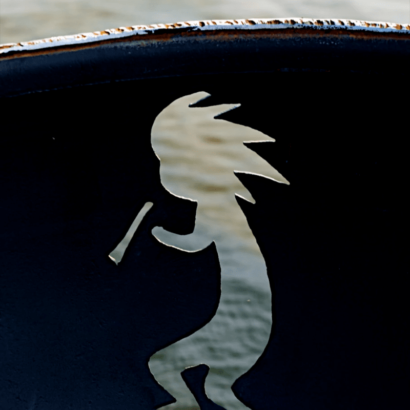 Fire Pit Art- Kokopelli