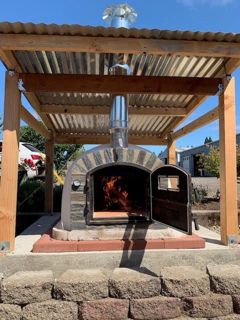 Lisboa PREMIUM Brick Pizza Oven Stone Arch by Authentic Pizza Ovens