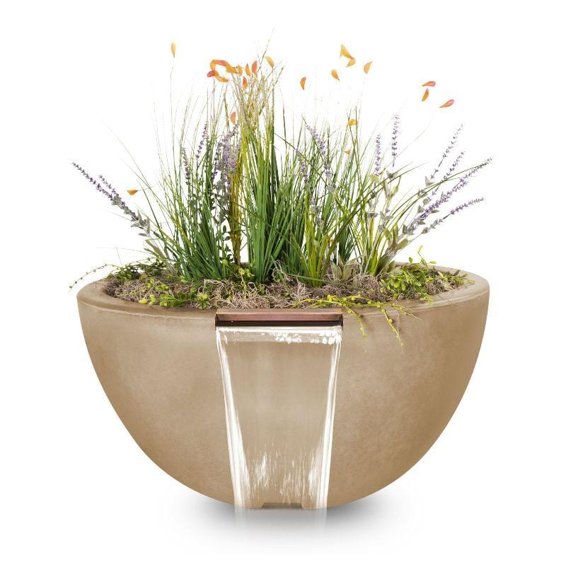 Luna Planter &amp; Water Bowl Brown