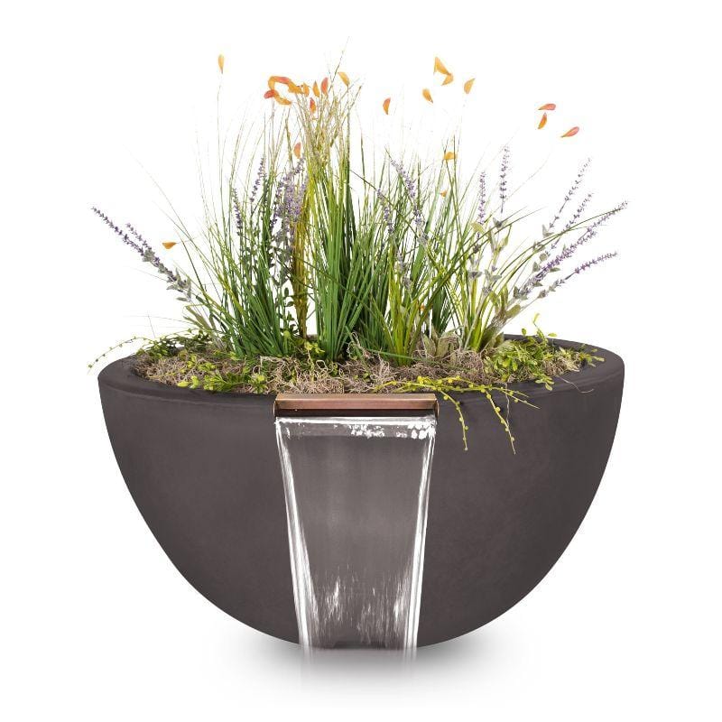 Luna Planter &amp; Water Bowl Chestnut